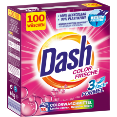 Dash Color Frische Colorwaschmittel 100 Waschladungen 