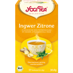 Yogi Tea Bio Ingwer Zitrone 17 Teebeutel 