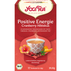 Yogi Tea Bio Positive Energie Cranberry Hibiskus 17 Teebeutel 