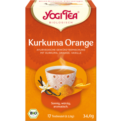 Yogi Tea Bio Kurkuma Orange 17 Teebeutel 