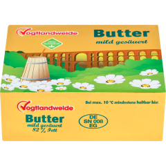 Vogtlandweide Butter mild gesäuert 250 g 