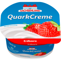 Sachsenland Quark Creme Erdbeere 180 g 