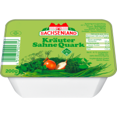 Sachsenland Kräuter Sahne Quark 40 % Fett 200 g 