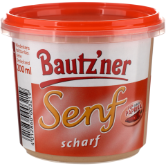 Bautz'ner Senf scharf 200 ml 