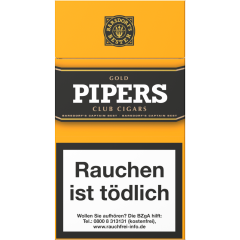 Pipers Club Cigars Vanilla/Gold 10 Stück 