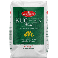 Wurzener Kuchenmehl Weizen Type 550 1 kg 