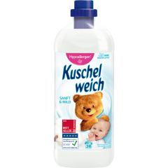 Kuschelweich Weichspüler Sanft & Mild 38 Waschladungen 