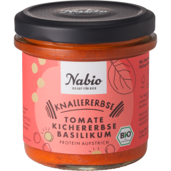 Nabio Bio Protein-Aufstrich Tomate Kichererbse Basilikum 140 g 