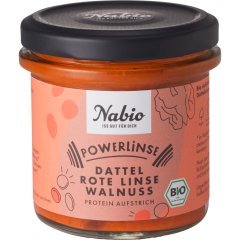 Nabio Bio Protein-Aufstrich Dattel Rote Linse Walnuss 140 g 
