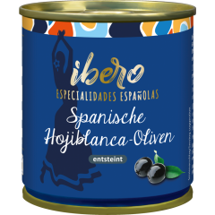 IBERO Spanische Manzanilla Oliven schwarz 200 g 