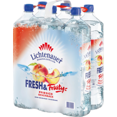 Lichtenauer Fresh'n Fruity Pfirsich - 6-Pack 6 x 1,5 l 