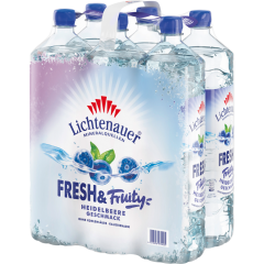 Lichtenauer Fresh'n Fruity Heidelbeere - 6-Pack 6 x 1,5 l 