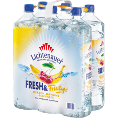 Lichtenauer Fresh'n Fruity Kirsche-Banane - 6-Pack 6 x 1,5 l 