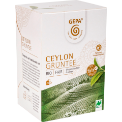 Gepa Bio Grüntee Ceylon 20 Teebeutel 