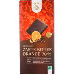 Gepa Bio Grand Noir Zarte Bitter Orange 70% 100 g 