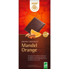 Gepa Bio Grand Chocolat Mandel Orange 100 g 