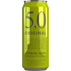 5,0 Original Citrus-Bier 0,5 l 