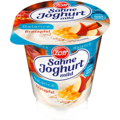 Zott Sahne-Joghurt mild Balance Saison Bratapfel 10 % Fett 150 g 