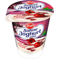 Zott Sahne-Joghurt mild Mascarpone Duett Amarena-Kirsch 10 % Fett 140 g 