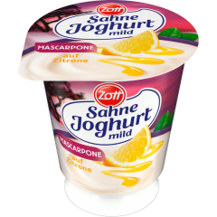 Zott Sahne-Joghurt mild Mascarpone Duett Zitrone 10 % Fett 140 g 