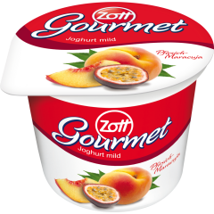 Zott Gourmet Joghurt mild Pfirsich-Maracuja 3,5% Fett 125 g 