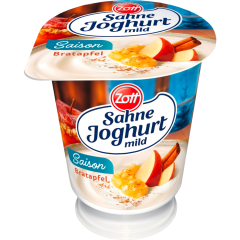 Zott Sahne-Joghurt mild Saison Bratapfel 10 % Fett 150 g 