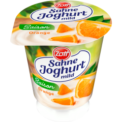 Zott Sahne-Joghurt mild Saison Orange 150 g 