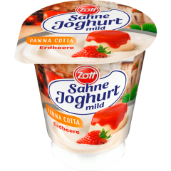 Zott Sahne-Joghurt mild Panna Cotta Erdbeere 140 g 