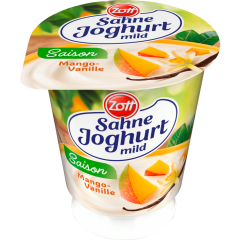 Zott Sahne-Joghurt mild Saison Mango-Vanille 150 g 