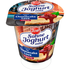Zott Sahne Joghurt mild Typ Cheesecake Love Kirsche 140 g 