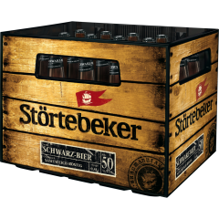 Störtebeker Schwarz-Bier - Kiste 20 x 0,5 l 