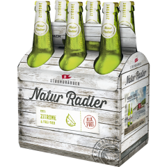 Strandräuber Bio Natur Radler Zitrone alkoholfrei - 6-Pack 6 x 0,5 l 