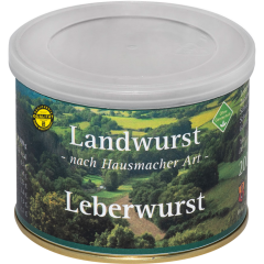 Hohenloher Landwurst Leberwurst Hausmacher Art 200 g 