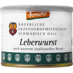 Echt Hällische Demeter Leberwurst 200 g 