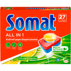 Somat All in 1 Zitrone & Limette 27 Tabs 