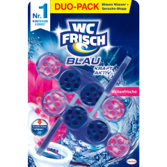 WC FRISCH Kraft Aktiv Blauspüler Blütenfrische - Duo-Pack 100 g 