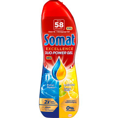 Somat Excellence Duo Power Gel Zitrone & Limette 58 Waschladungen 