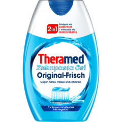 Theramed 2 in 1 Zahnpasta Gel Original-Frisch 75 ml 