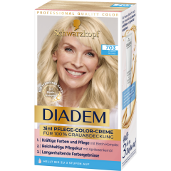 Schwarzkopf Diadem 3 in 1 Pflege-Color-Creme 703 platin blond 