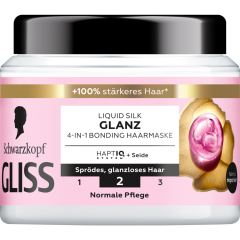Schwarzkopf Gliss Liquid Silk Glanz 4 in 1 Bonding Haarmaske 400 ml 