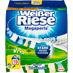 Weißer Riese Megaperls 19 Waschladungen 