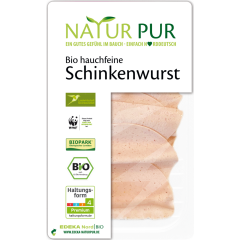 Natur Pur Bio Schinkenwurst 80 g 