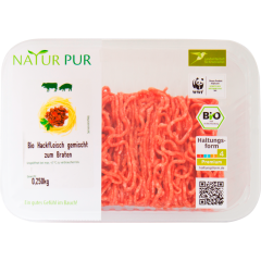 Natur Pur Bio Hackfleisch gemischt 250 g 