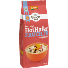 Bauckhof Demeter Haferbrei HotHafer Früchte glutenfrei 400 g 