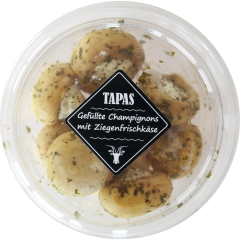 Tapas Champignons mit Ziegenfrischkäse 130 g 