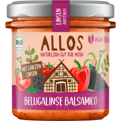 Allos Bio Linsen-Aufstrich Belugalinse Balsamico 140 g 