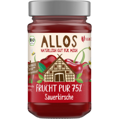 Allos Bio Frucht Pur 75% Sauerkirsche 250 g 