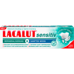 LACALUT Sensitiv Zahncreme Reminalisierung & Sanftes Weiss 75 ml 