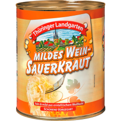 Thüringer Landgarten Mildes Weinsauerkraut 720 ml 