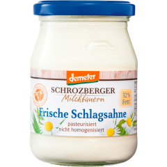 Schrozberger Milchbauern Demeter Schlagsahne 250 g 